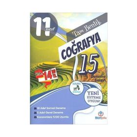 11. Sınıf Tam Benlik Coğrafya 15 Deneme Sınavı-Bilimyolu Yayıncılık
