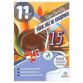 11. Sınıf Tam Benlik Türk Dili ve Edebiyatı 15 Deneme-Bilimyolu Yayınları