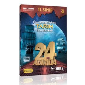 11. Sınıf Tarih 24 Adımda Özel Konu Anlatımlı Soru Bankası Sınav Dergisi Yayınları