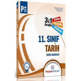 11. Sınıf Tarih 3'ü 1 Arada Soru Bankası Puan Yayınları
