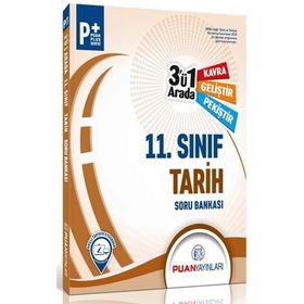 11. Sınıf Tarih 3'ü 1 Arada Soru Bankası Puan Yayınları
