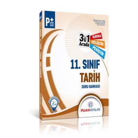 11. Sınıf Tarih 3'ü 1 Arada Soru Bankası Puan Yayınları