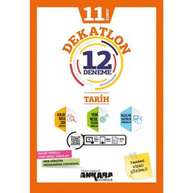 11. Sınıf Tarih Dekatlon 12 Deneme-Ankara Yayınları