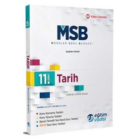 11. Sınıf Tarih Güncel MSB Modüler Soru Bankası-Eğitim Vadisi