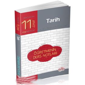 11. Sınıf Tarih Öğretmenin Ders Notları Editör Yayınları
