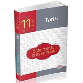 11. Sınıf Tarih Öğretmenin Ders Notları Editör Yayınları