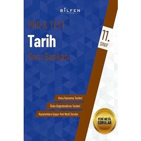 11. Sınıf Tarih ProTest Soru Bankası-Bilfen Yayınları