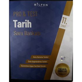 11. Sınıf Tarih ProTest Soru Bankası-Bilfen Yayınları