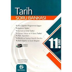 11. Sınıf Tarih Soru Bankası Bilgi Sarmal Yayınları