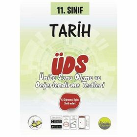 11. Sınıf Tarih Ünite Değerlendirme Sınavı-Pano Yayınları