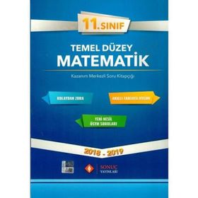 11. Sınıf Temel Düzey Matematik Kazanım Merkezli Soru Kitapçığı Sonuç Yayınları