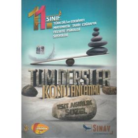11. Sınıf Tüm Dersler Eşit Ağırlık Sözel Konu Anlatımlı Kollektif Sınav Dergisi Yayınları
