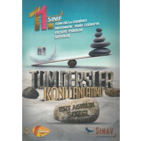 11. Sınıf Tüm Dersler Eşit Ağırlık Sözel Konu Anlatımlı Kollektif Sınav Dergisi Yayınları