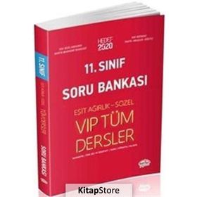 11 Sınıf Tüm Dersler Soru Bankası Eşit Ağırlık Sözel Editör Yayınları
