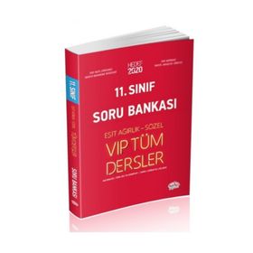 11 Sınıf Tüm Dersler Soru Bankası Eşit Ağırlık Sözel Editör Yayınları