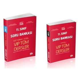 11 Sınıf Tüm Dersler Soru Bankası Eşit Ağırlık Sözel Editör Yayınları