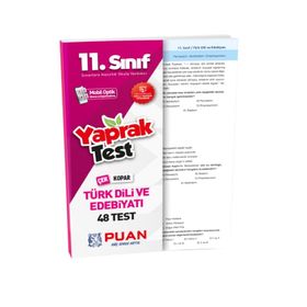 11. Sınıf Türk Dili Ve Edebiyatı Akıllı-Test Puan Yayınları