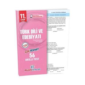 11. Sınıf Türk Dili Ve Edebiyatı Akıllı-Test Puan Yayınları
