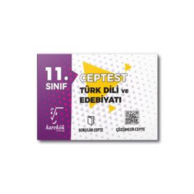 11. Sınıf Türk Dili ve Edebiyatı Cep Test - Karekök Yayınları