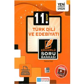 11. Sınıf Türk Dili ve Edebiyatı Çözümlü Soru Bankası Evrensel İletişim Yayınları