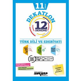 11. Sınıf Türk Dili ve Edebiyatı Dekatlon 12 Deneme-Ankara Yayınları