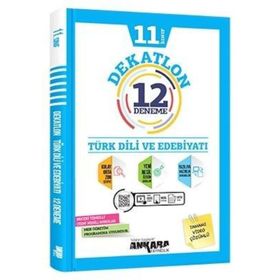 11. Sınıf Türk Dili ve Edebiyatı Dekatlon 12 Deneme-Ankara Yayınları