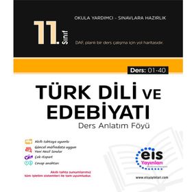 11. Sınıf Türk Dili Ve Edebiyatı Ders Anlatım Föyleri-Eis Yayınları