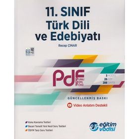 11. Sınıf Türk Dili ve Edebiyatı Güncel Pdf Planlı Ders Föyü-Eğitim Vadisi