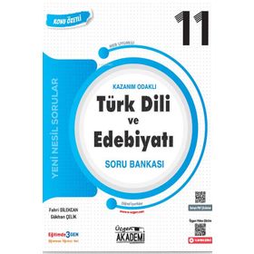 11. Sınıf Türk Dili ve Edebiyatı Konunun Özü Soru Bankası - Üçgen Akademi Yayınları