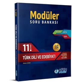 11. Sınıf Türk Dili ve Edebiyatı Modüler Soru Bankası Eğitim Vadisi Yayınları
