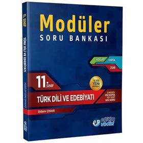 11. Sınıf Türk Dili ve Edebiyatı Modüler Soru Bankası Eğitim Vadisi Yayınları