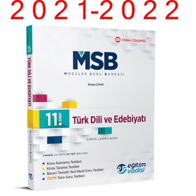 11. Sınıf Türk Dili ve Edebiyatı Modüler Soru Bankası Eğitim Vadisi Yayınları