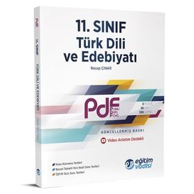 11. Sınıf Türk Dili ve Edebiyatı Modüler Soru Bankası Eğitim Vadisi Yayınları