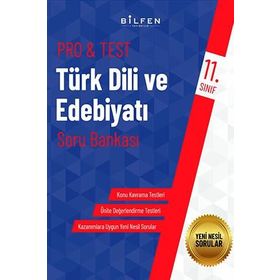 11. Sınıf Türk Dili ve Edebiyatı ProTest Soru Bankası-Bilfen Yayınları