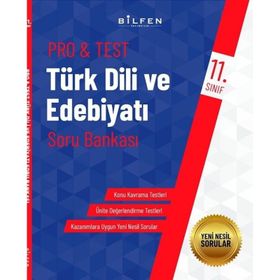 11. Sınıf Türk Dili ve Edebiyatı ProTest Soru Bankası-Bilfen Yayınları