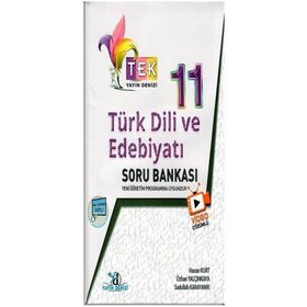 11. Sınıf Türk Dili ve Edebiyatı Tek Serisi Video Çözümlü Soru Bankası Yayın Denizi Yayınları