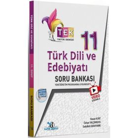 11. Sınıf Türk Dili ve Edebiyatı Tek Serisi Video Çözümlü Soru Bankası Yayın Denizi Yayınları