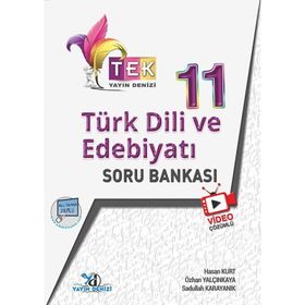 11. Sınıf Türk Dili ve Edebiyatı Tek Serisi Video Çözümlü Soru Bankası Yayın Denizi Yayınları