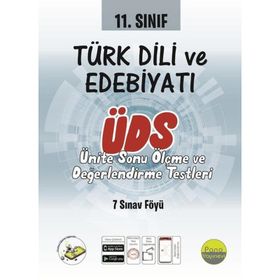 11. Sınıf Türk Dili ve Edebiyatı Ünite Değerlendirme Sınavı-Pano Yayınları