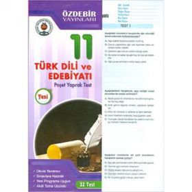 11.Sınıf Türk Dili Ve Edebiyatı Yaprak Test-Özdebir Yayınları