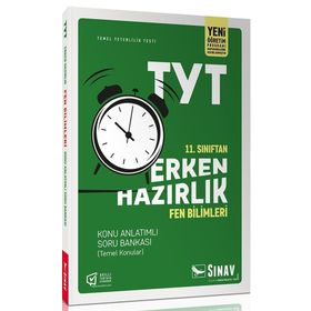 11.Sınıf TYT Erken Hazırlık Fen Bilimleri Konu Anlatımlı Soru Bankası Sınav Yayınları