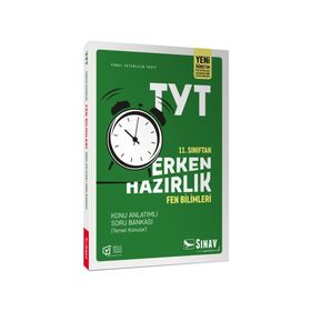 11.Sınıf TYT Erken Hazırlık Fen Bilimleri Konu Anlatımlı Soru Bankası Sınav Yayınları