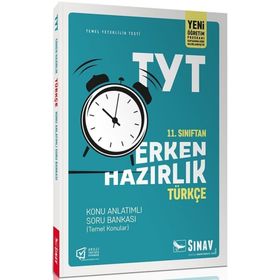 11.Sınıf TYT Erken Hazırlık Fen Bilimleri Konu Anlatımlı Soru Bankası Sınav Yayınları