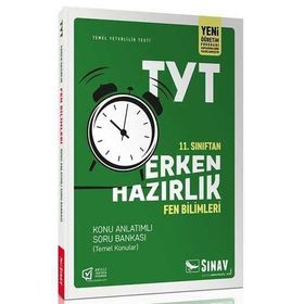 11.Sınıf TYT Erken Hazırlık Fen Bilimleri Konu Anlatımlı Soru Bankası Sınav Yayınları