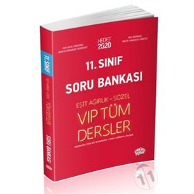 11. Sınıf Vip Tüm Dersler Sayısal Soru Bankası / Kollektif / Editör Yayınları