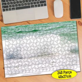 110148742 Beyaz Köpüklü Deniz Dalgası 240 Parça Puzzle Yapboz