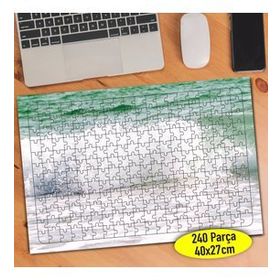 110148742 Beyaz Köpüklü Deniz Dalgası 240 Parça Puzzle Yapboz