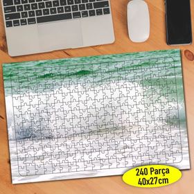 110148742 Beyaz Köpüklü Deniz Dalgası 240 Parça Puzzle Yapboz