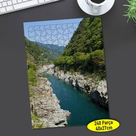 110427036 Doğa Nehir Manzarası 240 Parça Puzzle Yapboz