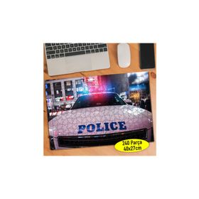 110545058 Sirenli Polis Arabası Police 240 Parça Puzzle Yapboz